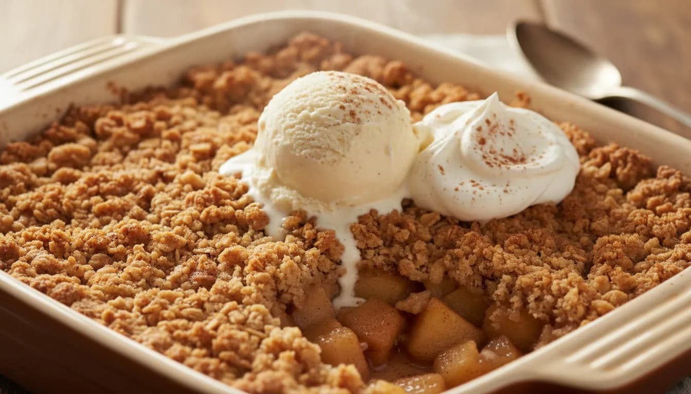 Яблочный крамбл