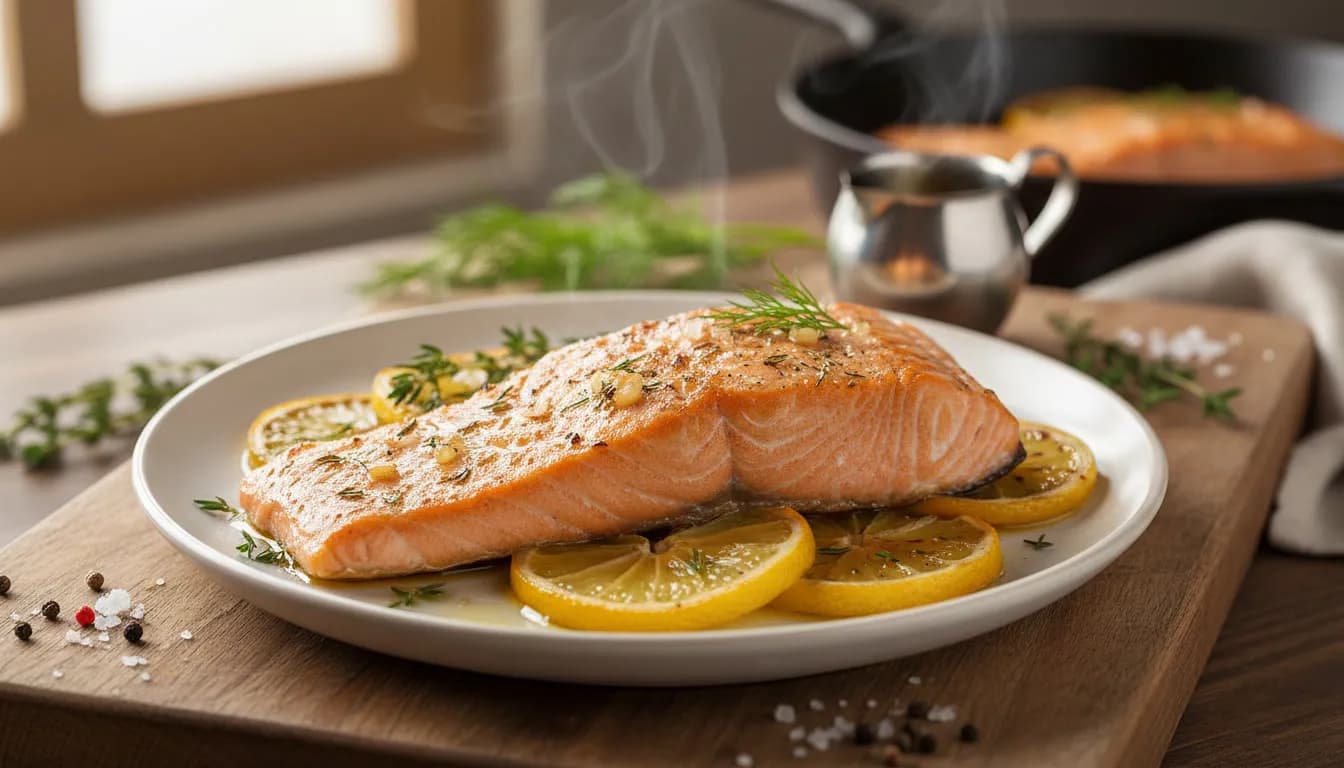 Лосось в духовке