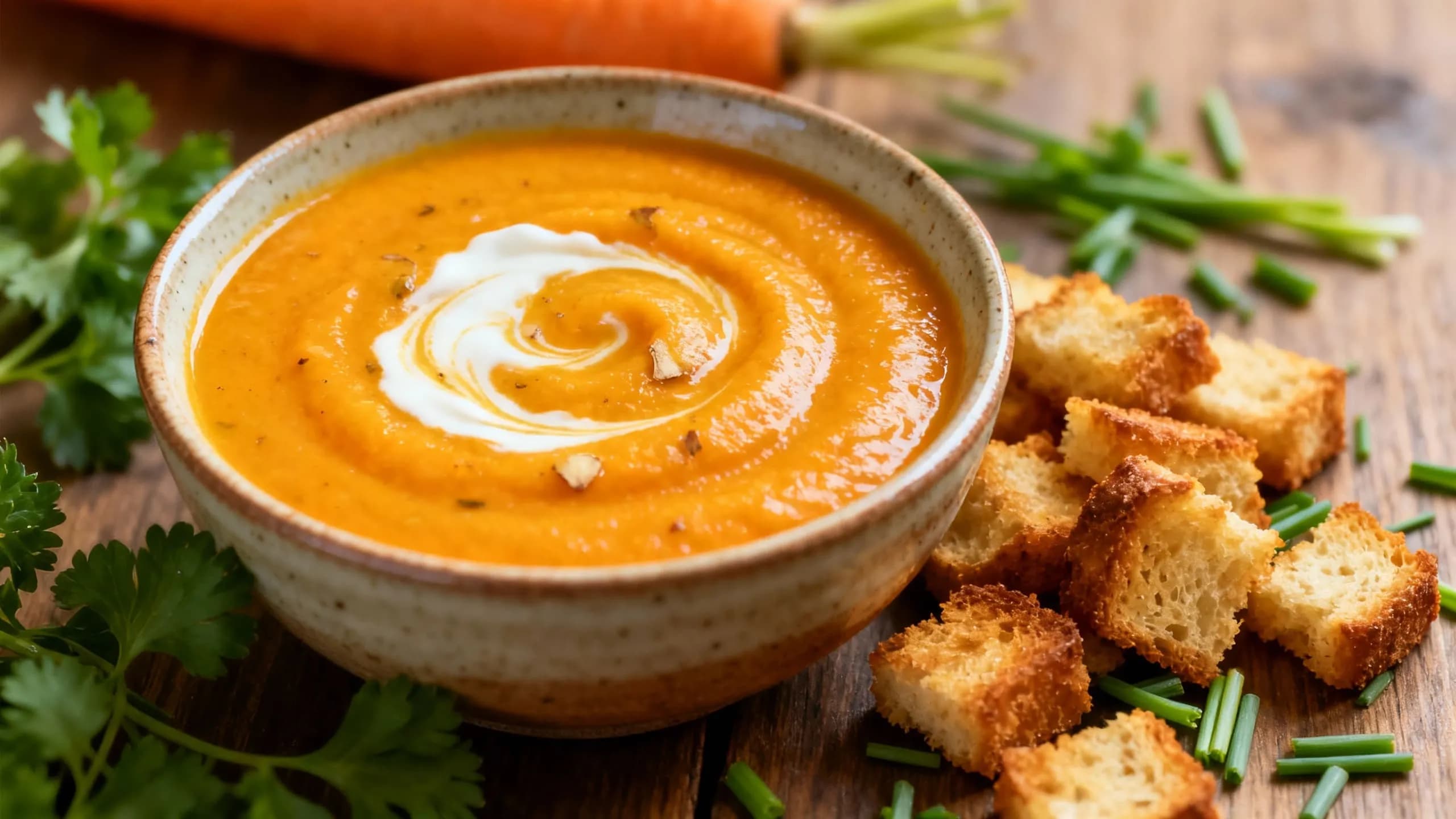 Морковный суп-пюре