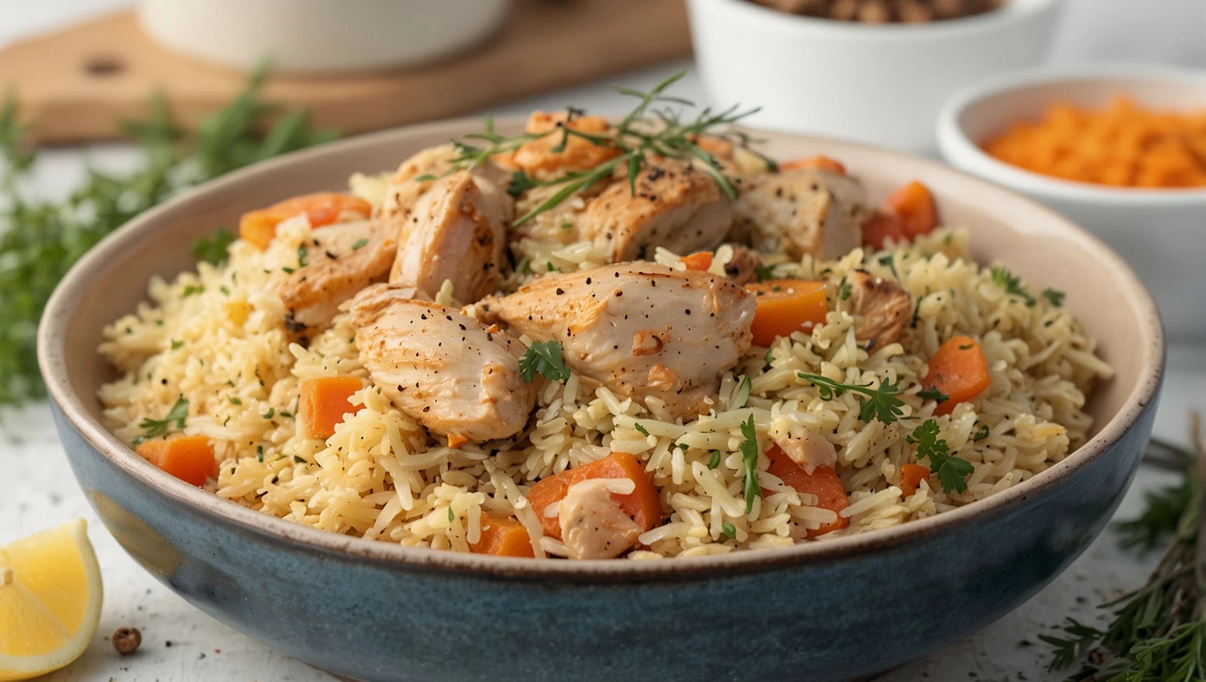 Плов с курицей