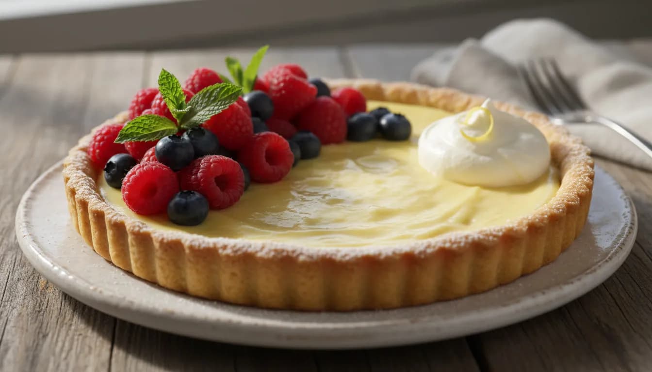 Лимонный тарт