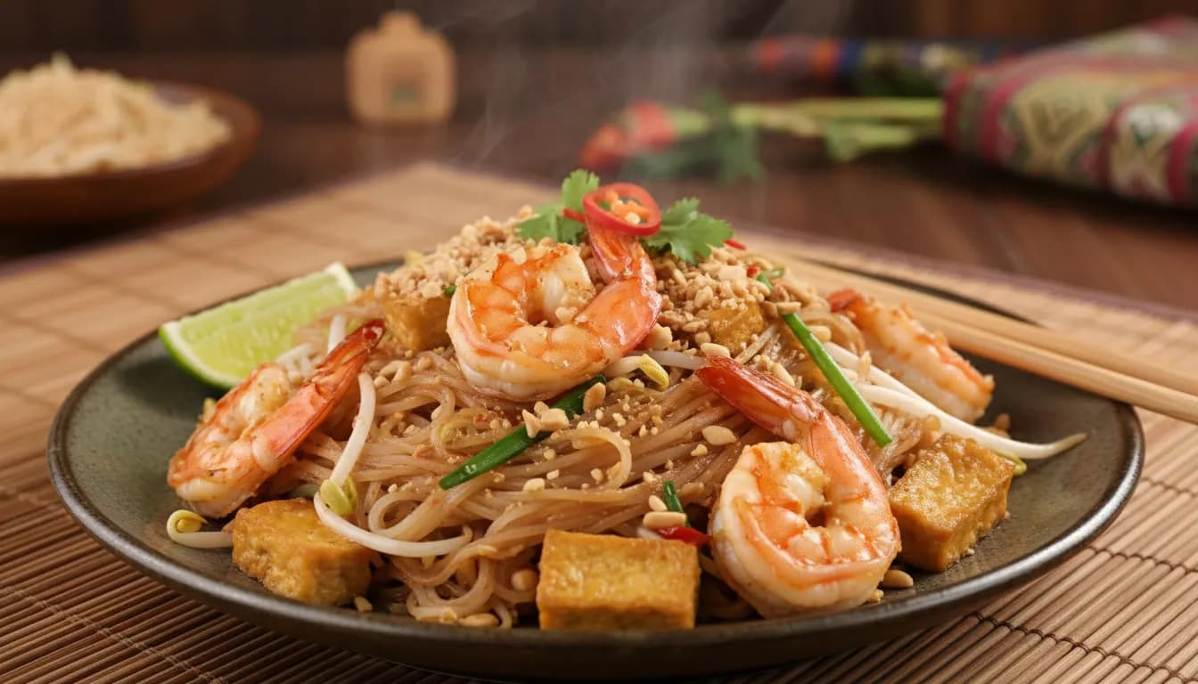 Пад Тай с креветками