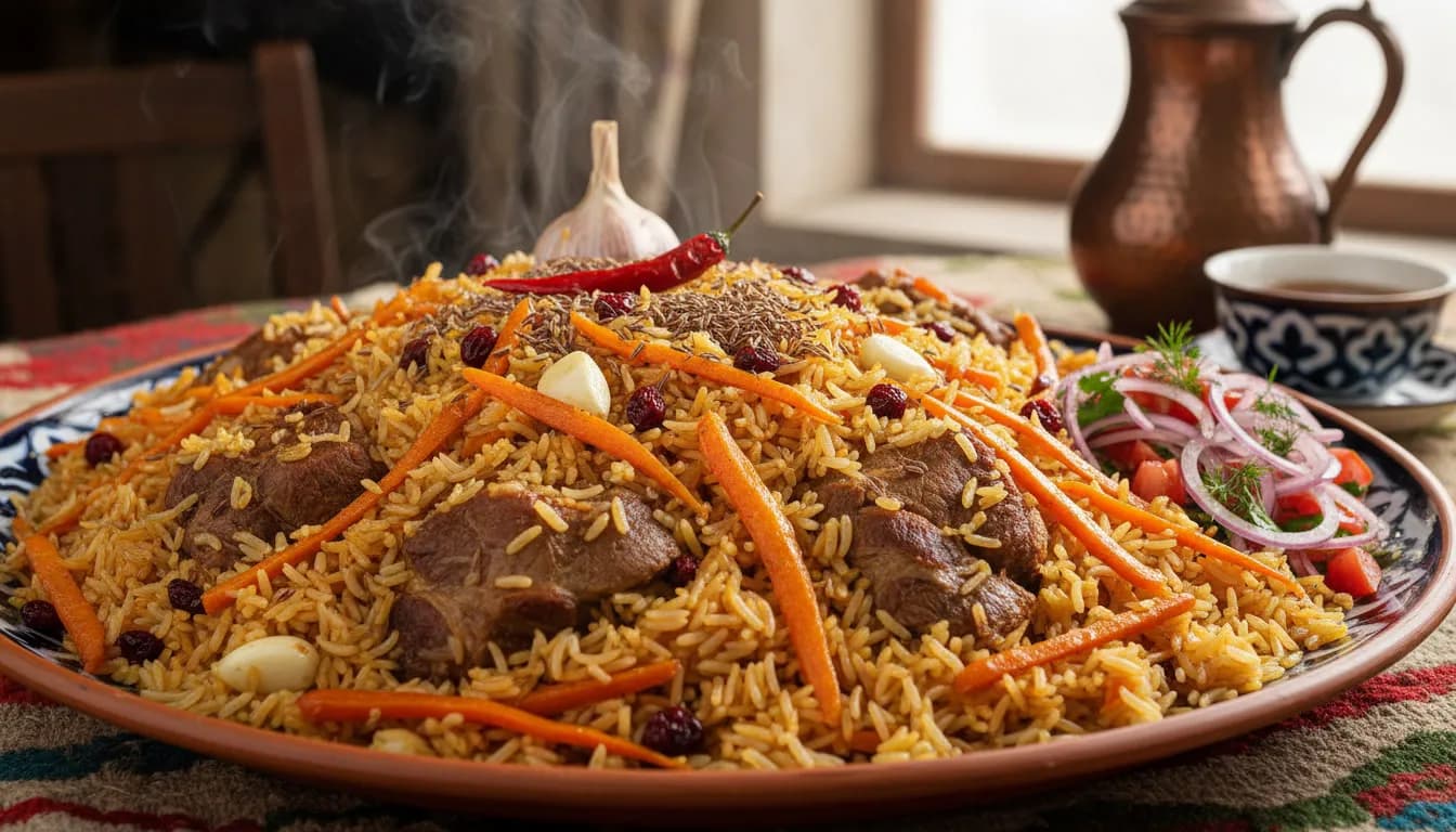 Плов узбекский с бараниной